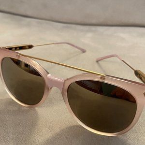Calvin Klein Vintage Dusty Pink, Gold & Tortious Sun Glasses